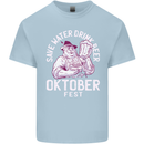 Oktoberfest Drink Beer Save Water Kids T-Shirt Childrens Light Blue