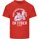 Oktoberfest Drink Beer Save Water Kids T-Shirt Childrens Red