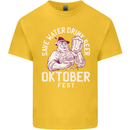 Oktoberfest Drink Beer Save Water Kids T-Shirt Childrens Yellow