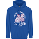 Oktoberfest Drink Beer Save Water Mens 80% Cotton Hoodie Royal Blue