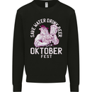 Oktoberfest Drink Beer Save Water Mens Sweatshirt Jumper Black