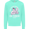 Oktoberfest Drink Beer Save Water Mens Sweatshirt Jumper Peppermint