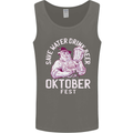 Oktoberfest Drink Beer Save Water Mens Vest Tank Top Charcoal