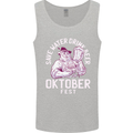 Oktoberfest Drink Beer Save Water Mens Vest Tank Top Sports Grey
