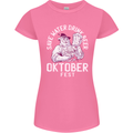 Oktoberfest Drink Beer Save Water Womens Petite Cut T-Shirt Azalea