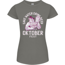 Oktoberfest Drink Beer Save Water Womens Petite Cut T-Shirt Charcoal