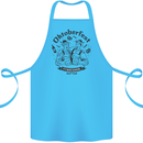Oktoberfest Its Beer Season Cotton Apron 100% Organic Turquoise