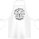Oktoberfest Its Beer Season Cotton Apron 100% Organic White