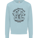 Oktoberfest Its Beer Season Kids Sweatshirt Jumper Light Blue