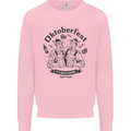 Oktoberfest Its Beer Season Kids Sweatshirt Jumper Light Pink