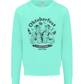 Oktoberfest Its Beer Season Kids Sweatshirt Jumper Peppermint
