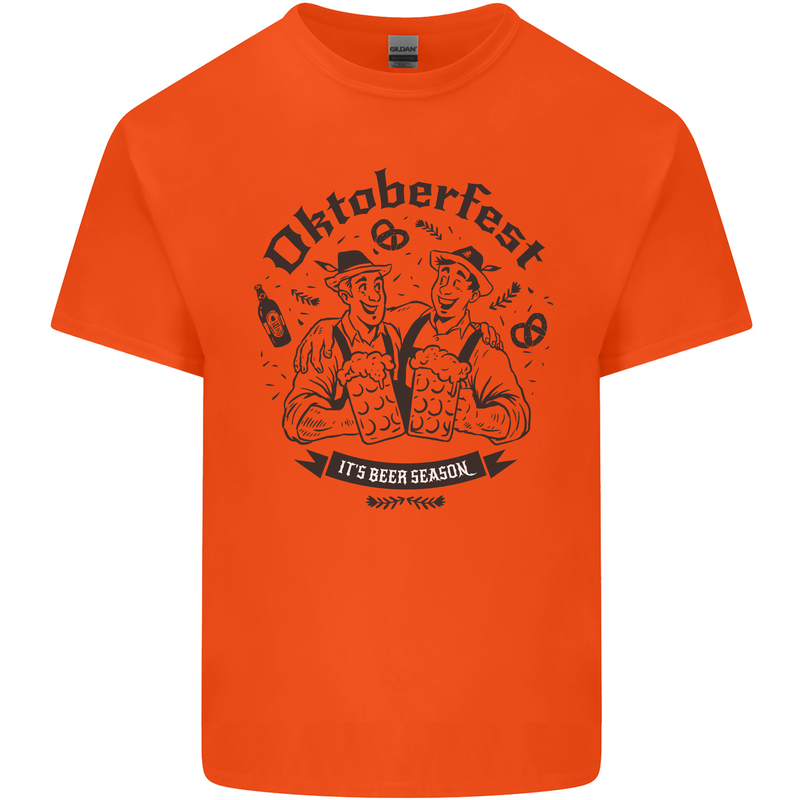 Oktoberfest Its Beer Season Kids T-Shirt Childrens Orange