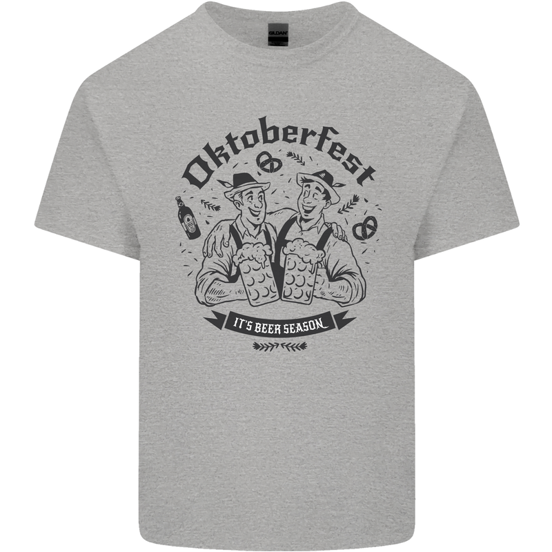 Oktoberfest Its Beer Season Kids T-Shirt Childrens Sports Grey