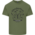 Oktoberfest Its Beer Season Mens Cotton T-Shirt Tee Top Military Green