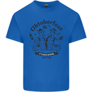 Oktoberfest Its Beer Season Mens Cotton T-Shirt Tee Top Royal Blue