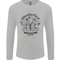 Oktoberfest Its Beer Season Mens Long Sleeve T-Shirt Sports Grey