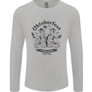 Oktoberfest Its Beer Season Mens Long Sleeve T-Shirt Sports Grey