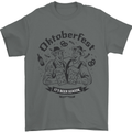 Oktoberfest Its Beer Season Mens T-Shirt 100% Cotton Charcoal