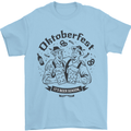 Oktoberfest Its Beer Season Mens T-Shirt 100% Cotton Light Blue