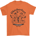 Oktoberfest Its Beer Season Mens T-Shirt 100% Cotton Orange