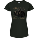 Old Boy 13 Motorcycle Motorbike Biker Womens Petite Cut T-Shirt Black