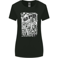 Old Man Biker Motorcycle Motorbike Womens Wider Cut T-Shirt Black