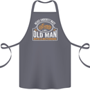 Old Man Motorcycle Motorbike Biker Funny Cotton Apron 100% Organic Steel