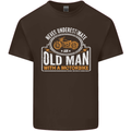Old Man Motorcycle Motorbike Biker Funny Mens Cotton T-Shirt Tee Top Dark Chocolate