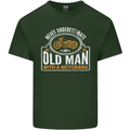 Old Man Motorcycle Motorbike Biker Funny Mens Cotton T-Shirt Tee Top Forest Green