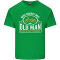 Old Man Motorcycle Motorbike Biker Funny Mens Cotton T-Shirt Tee Top Irish Green