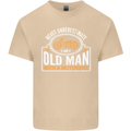 Old Man Motorcycle Motorbike Biker Funny Mens Cotton T-Shirt Tee Top Sand
