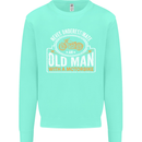 Old Man Motorcycle Motorbike Biker Funny Mens Sweatshirt Jumper Peppermint