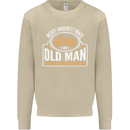 Old Man Motorcycle Motorbike Biker Funny Mens Sweatshirt Jumper Sand