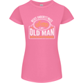 Old Man Motorcycle Motorbike Biker Funny Womens Petite Cut T-Shirt Azalea