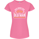 Old Man Motorcycle Motorbike Biker Funny Womens Petite Cut T-Shirt Azalea