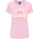 Old Man Motorcycle Motorbike Biker Funny Womens Wider Cut T-Shirt Light Pink
