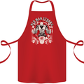 Old Man Strong Gym Age Bodybuilding Cotton Apron 100% Organic Red