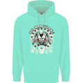 Old Man Strong Gym Age Bodybuilding Mens 80% Cotton Hoodie Peppermint
