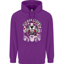 Old Man Strong Gym Age Bodybuilding Mens 80% Cotton Hoodie Purple