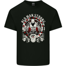Old Man Strong Gym Age Bodybuilding Mens Cotton T-Shirt Tee Top Black