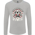 Old Man Strong Gym Age Bodybuilding Mens Long Sleeve T-Shirt Sports Grey