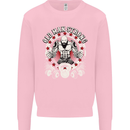 Old Man Strong Gym Age Bodybuilding Mens Sweatshirt Jumper Light Pink