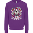 Old Man Strong Gym Age Bodybuilding Mens Sweatshirt Jumper Purple