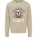 Old Man Strong Gym Age Bodybuilding Mens Sweatshirt Jumper Sand