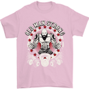 Old Man Strong Gym Age Bodybuilding Mens T-Shirt Cotton Gildan Light Pink