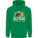 Old Man With Sticky Shoes Climbing Climber Mens 80% Cotton Hoodie Irish Green