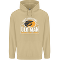 Old Man With Sticky Shoes Climbing Climber Mens 80% Cotton Hoodie Sand