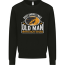 Old Man With Sticky Shoes Climbing Climber Mens Sweatshirt Jumper Black