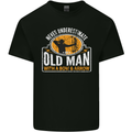 Old Man With a Bow & Arrow Funny Archery Mens Cotton T-Shirt Tee Top Black
