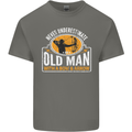 Old Man With a Bow & Arrow Funny Archery Mens Cotton T-Shirt Tee Top Charcoal